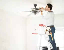 Instalação de ventilador de teto — Elétricos